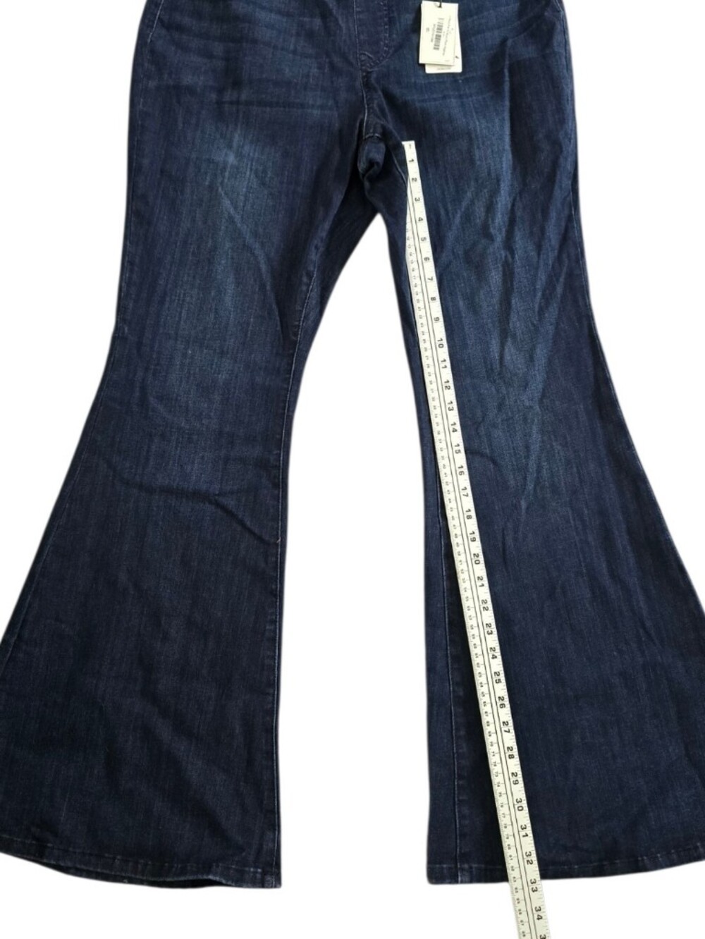 Judy Blue High Waisted Suoer Flare Pull On Denim Jeans Size 18W NWT - Picture 7 of 7